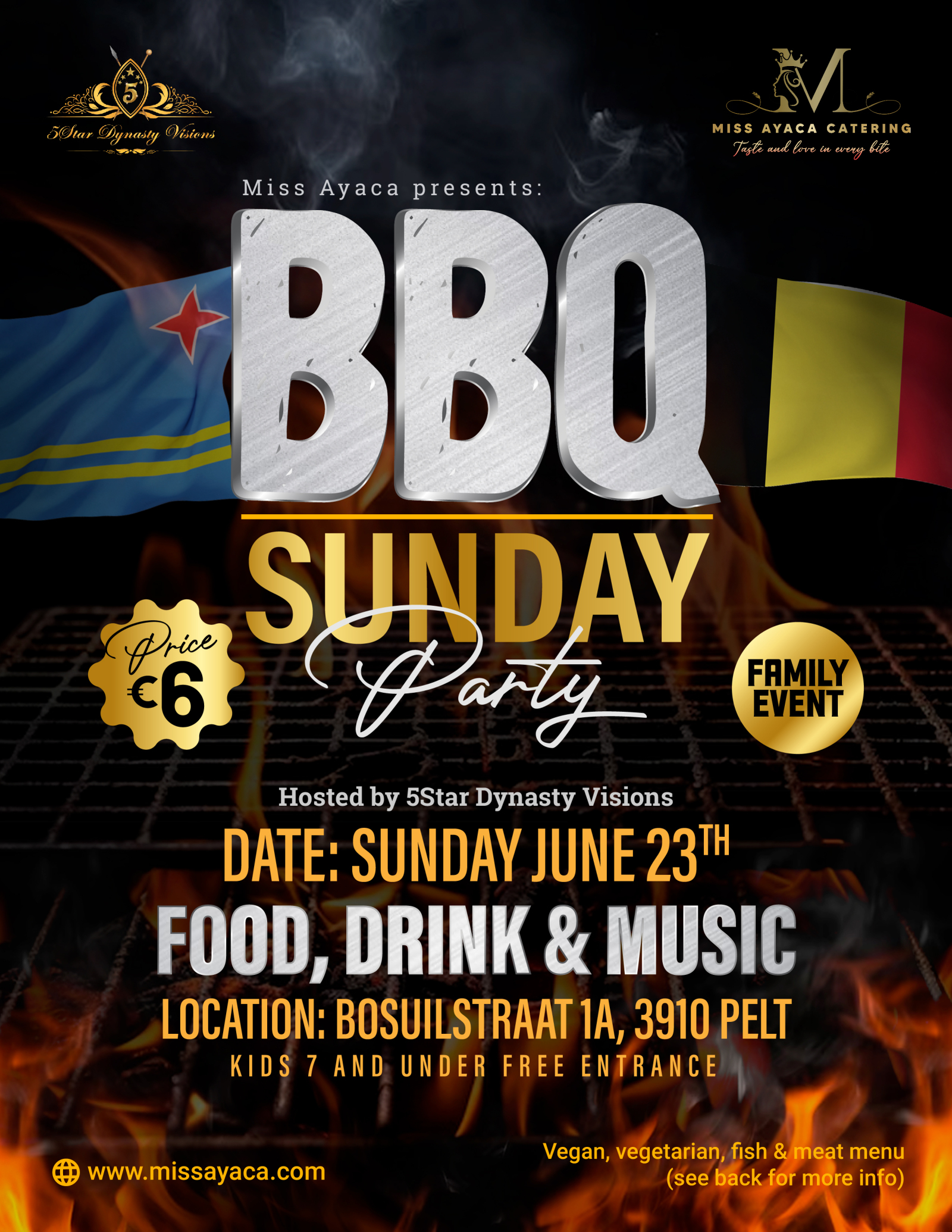 Sunday Barbecue Party Flyer